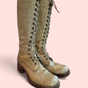 Frye Black Label Banana Tan Boots